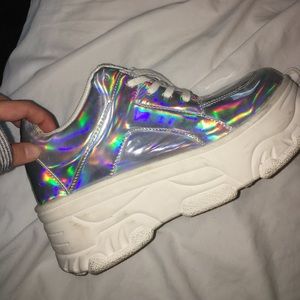 Forever 21 holographic shoes